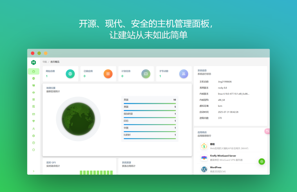 OpenResty Manager 轻量化 Web 反代工具
